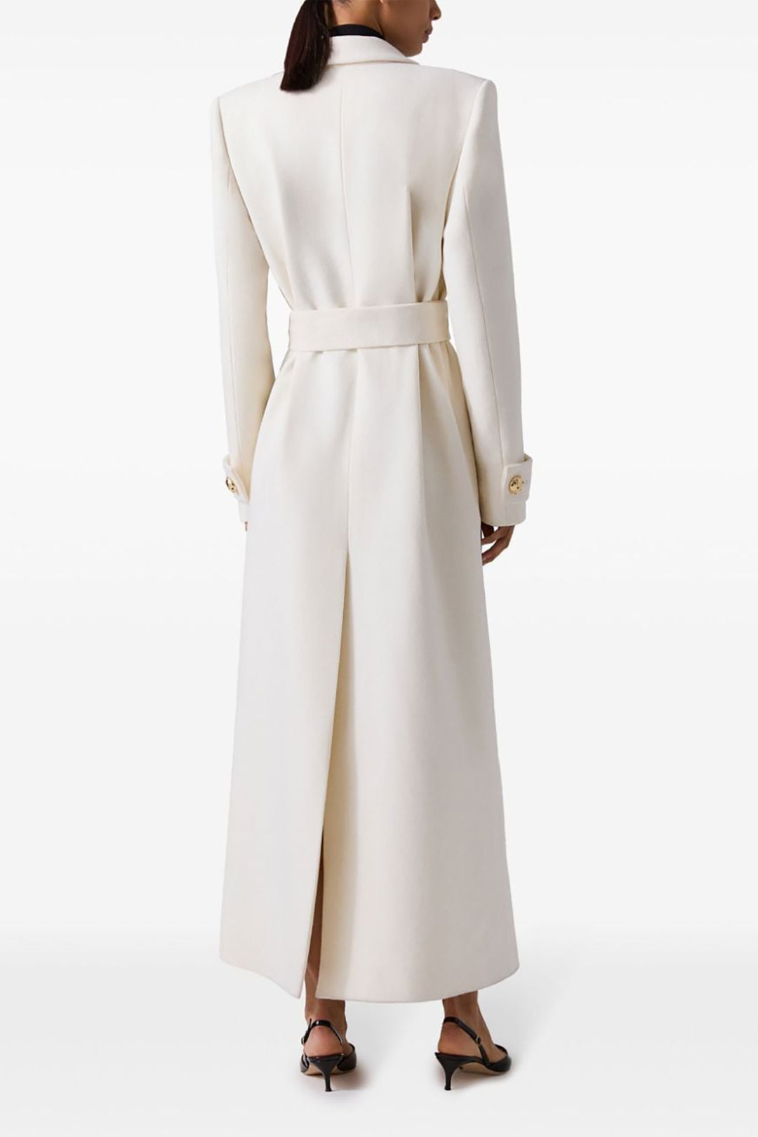 Long Double Breasted Trench Coat