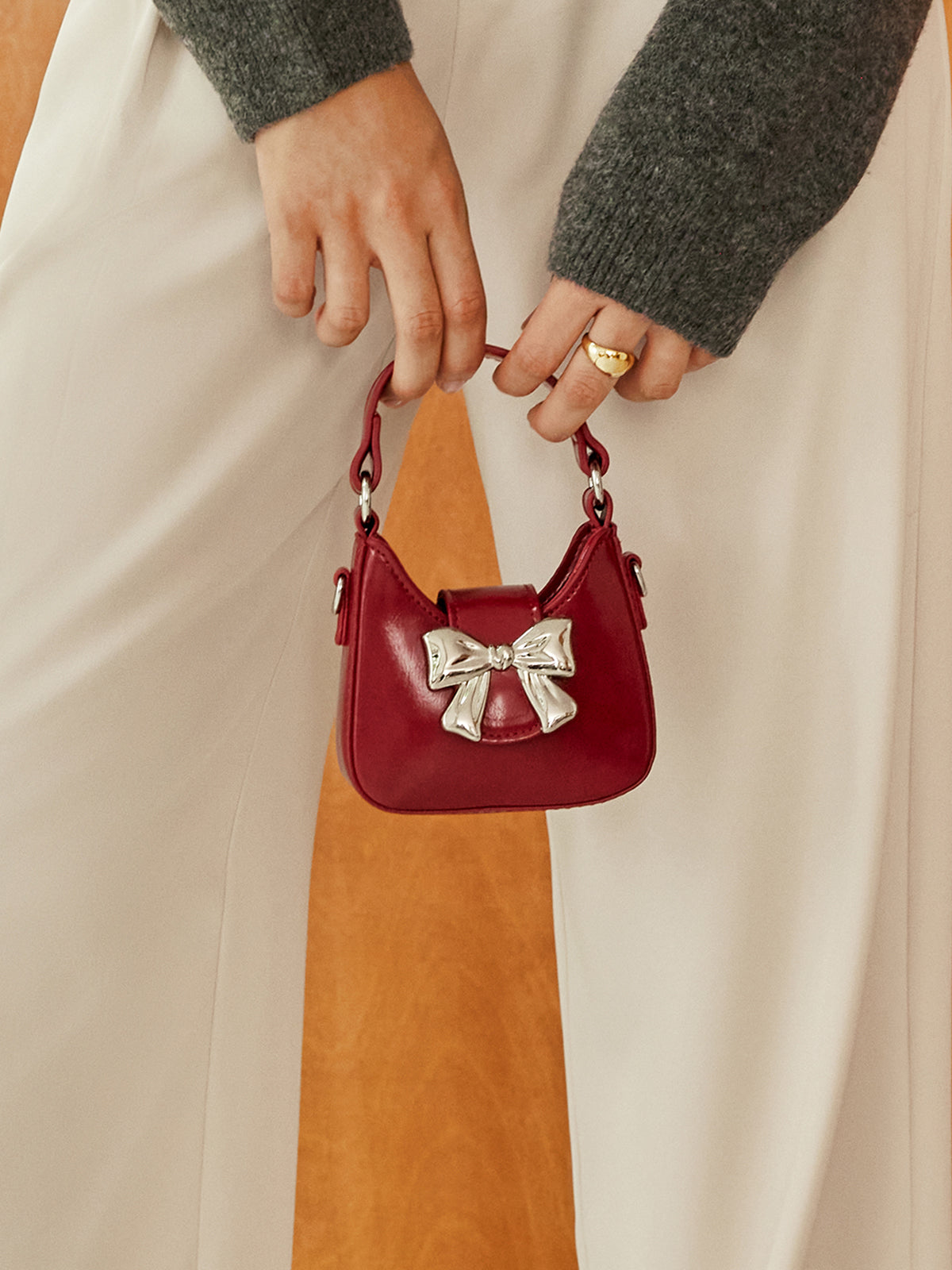 Ruby Bow Mini Bag