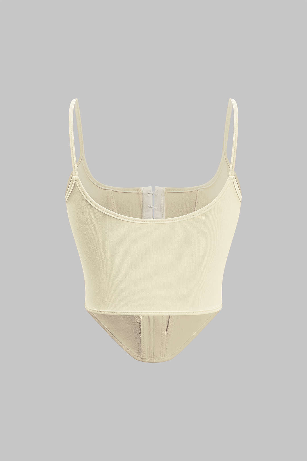 Solid Bustier Corset Tank Top