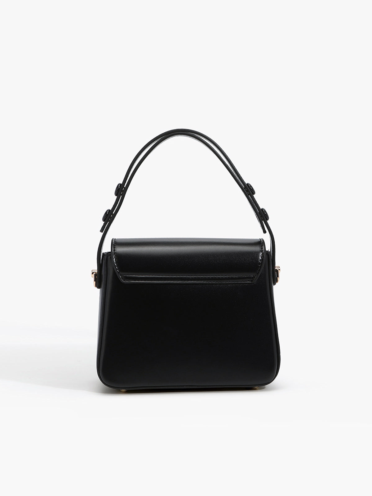 Vintage Glossy Top-Handle Bag