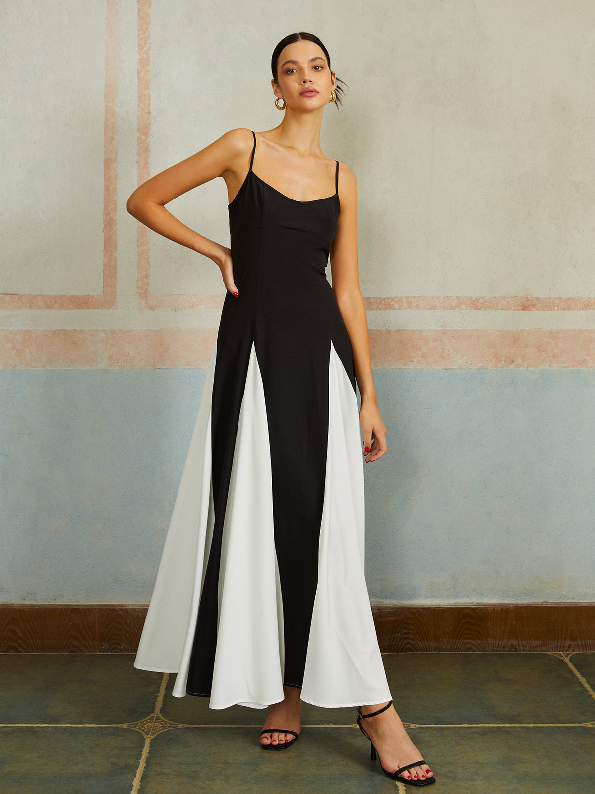 Pretty Strap Long Dress