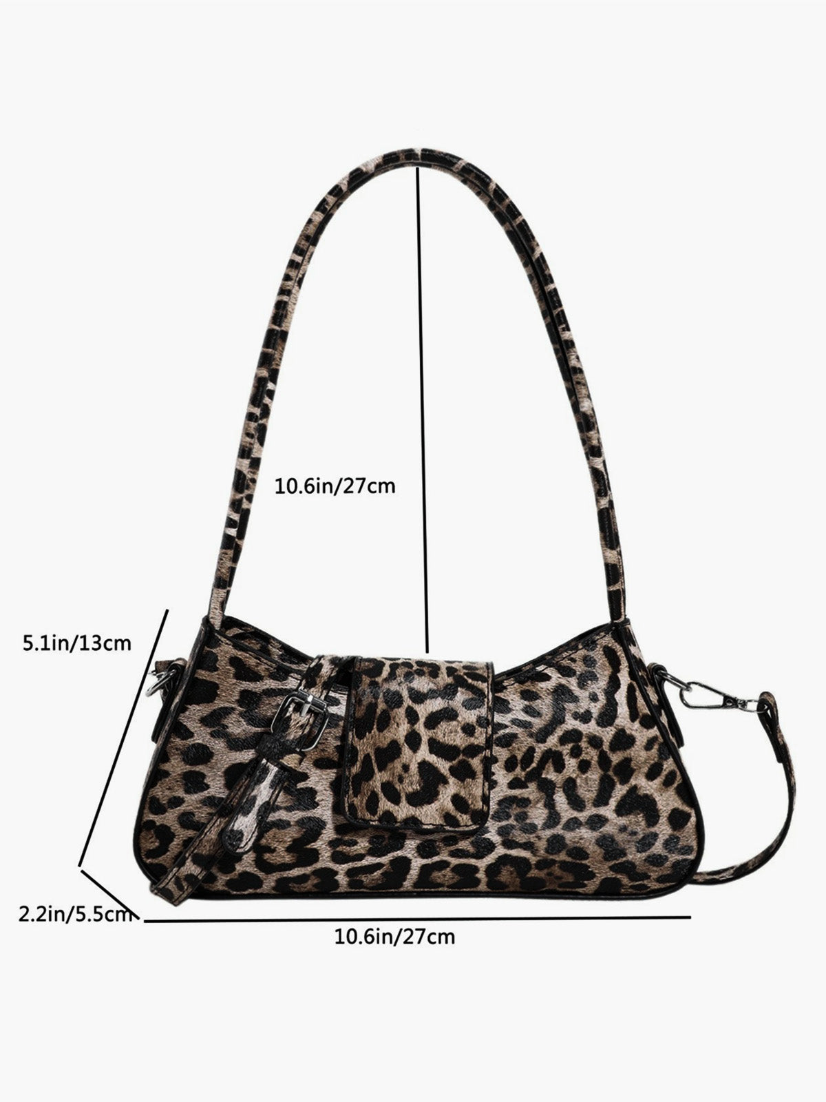 Luxe Leopard Shoulder Bag
