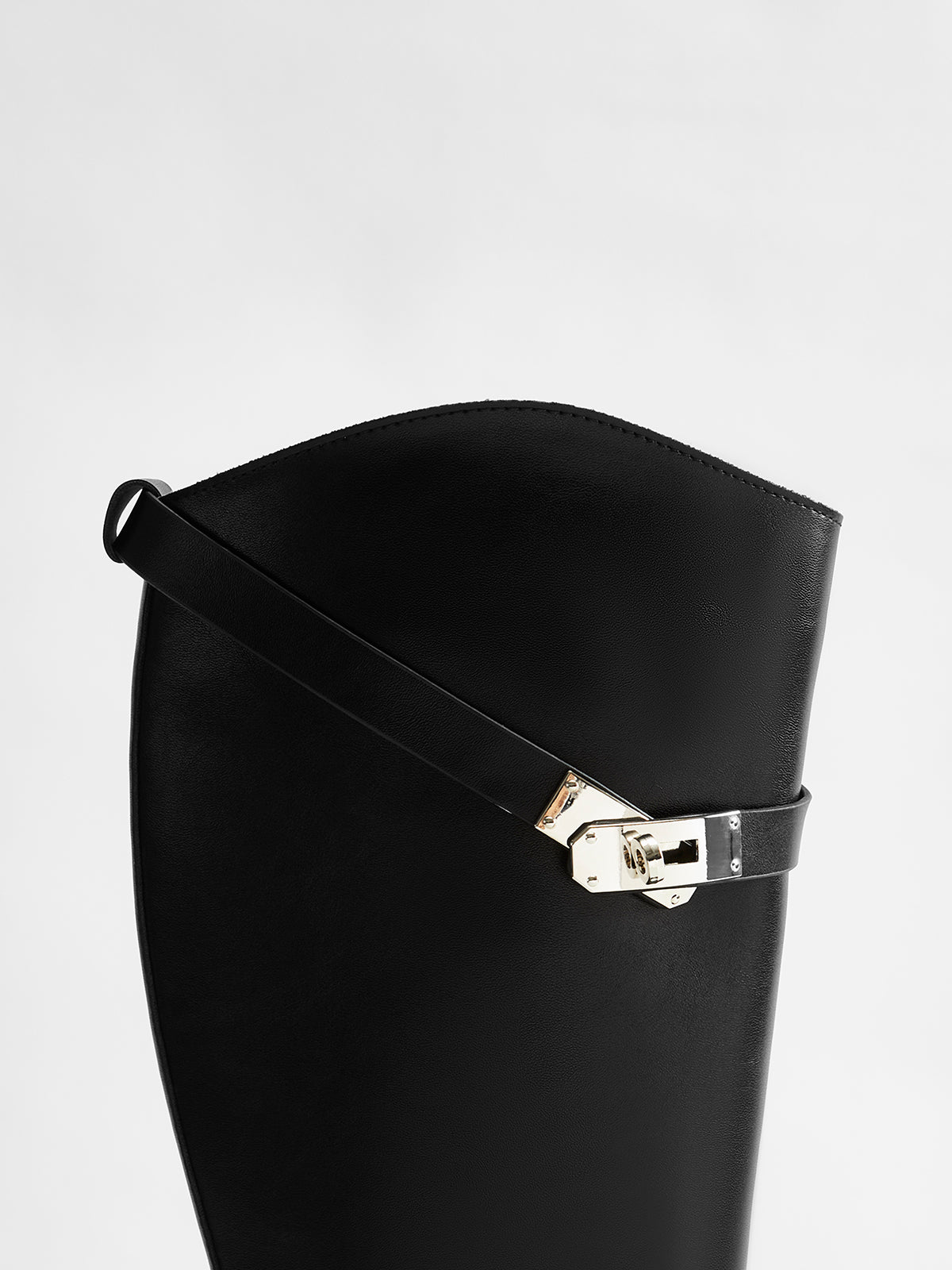 Straped Knee-High Knight Boots