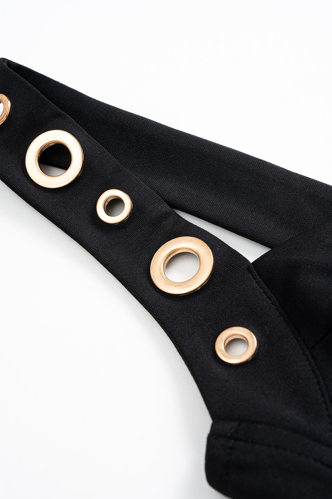 Metallic Eyelet Zipper Sleeveless Midi Dress