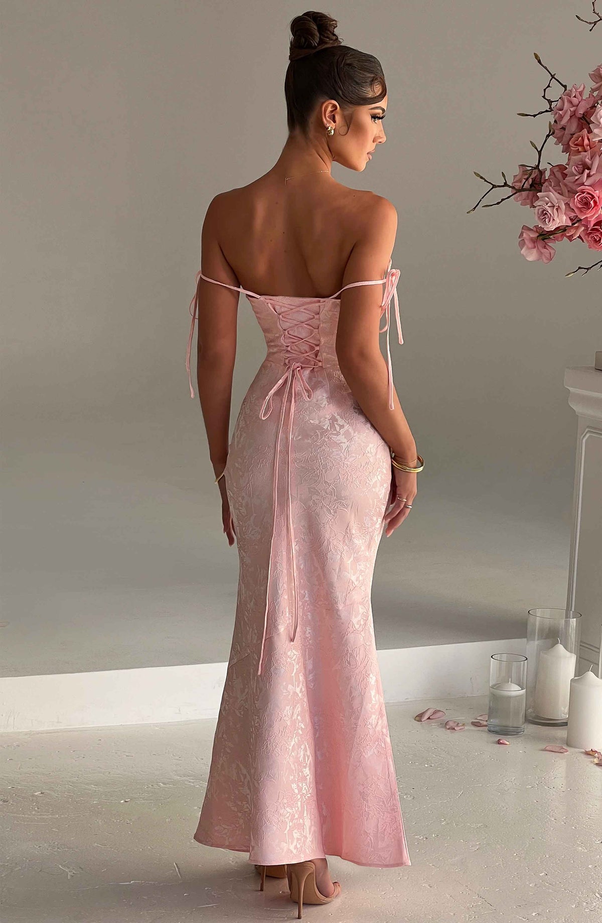 #Color_Blush with Floral Pattern