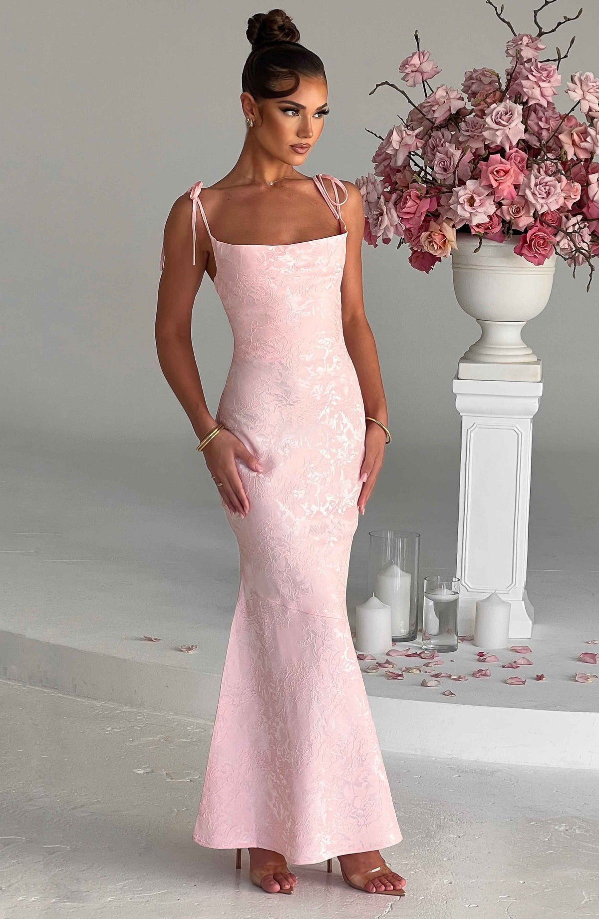 #Color_Blush with Floral Pattern