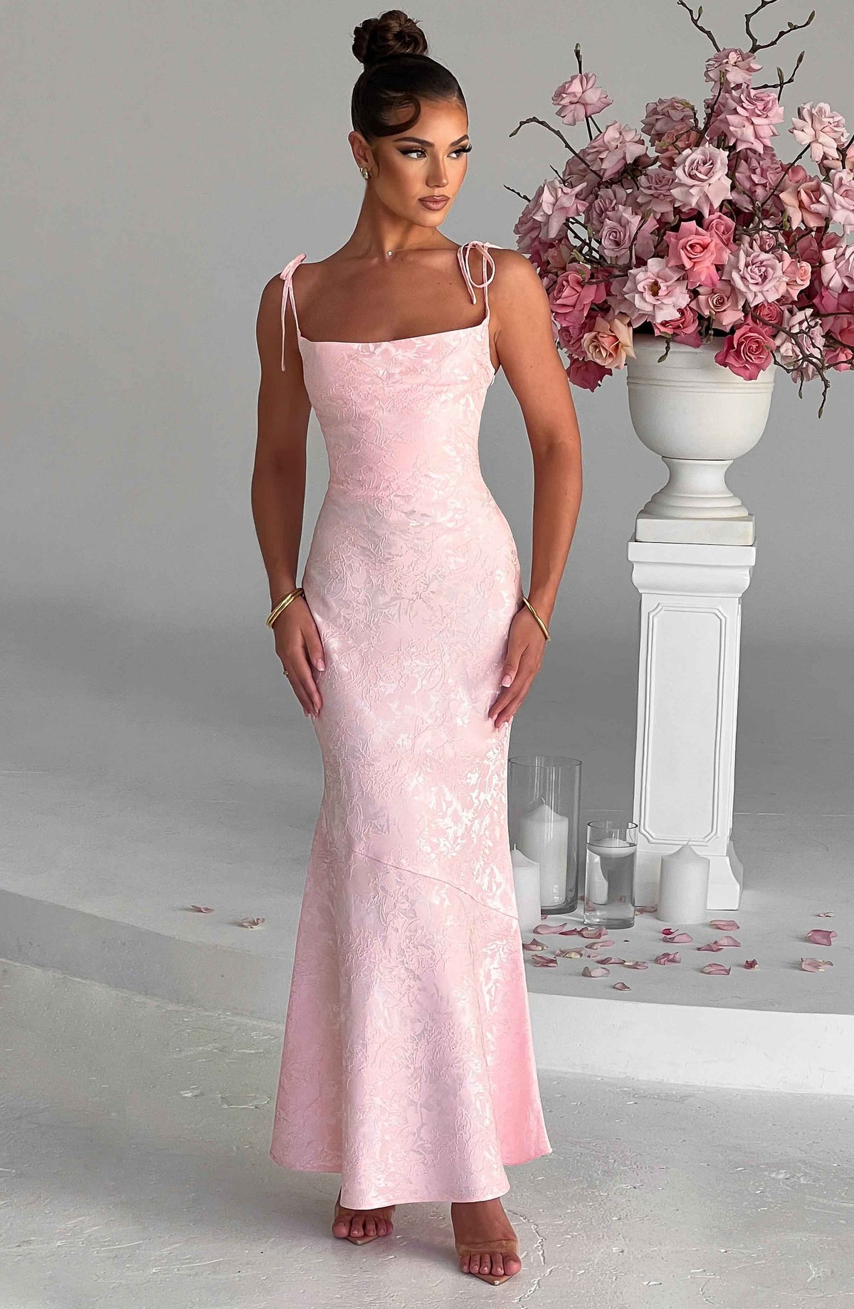 #Color_Blush with Floral Pattern