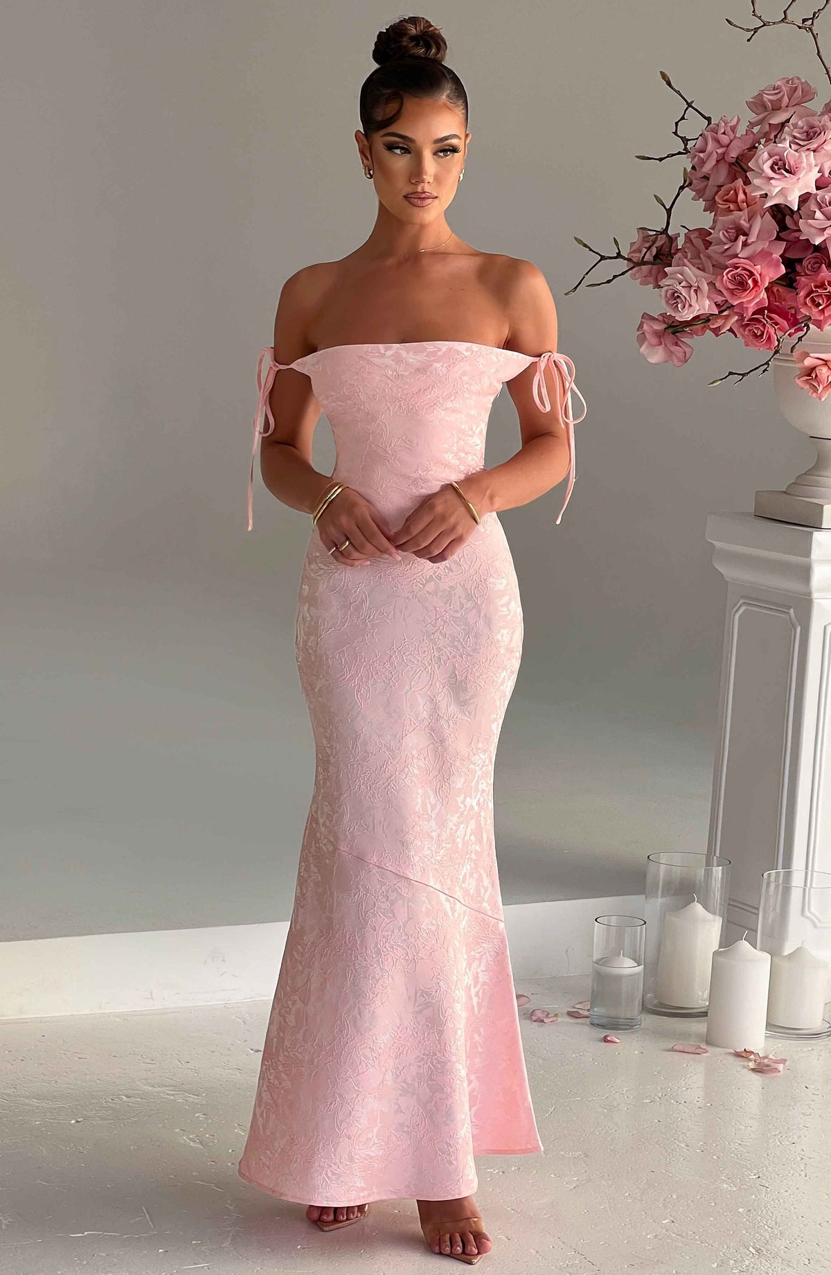 #Color_Blush with Floral Pattern